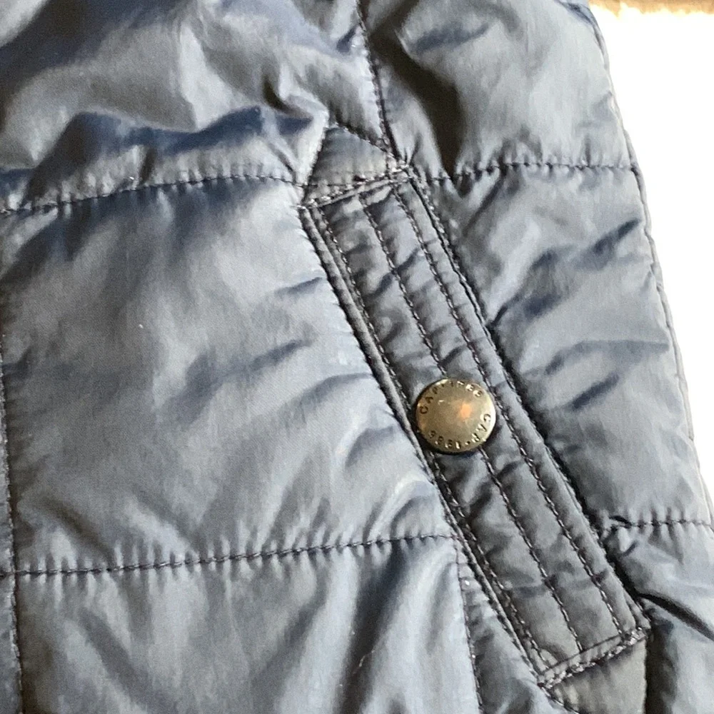 GAP Baby Navy Blue Hooded Blue Jacket EUC 12-18M